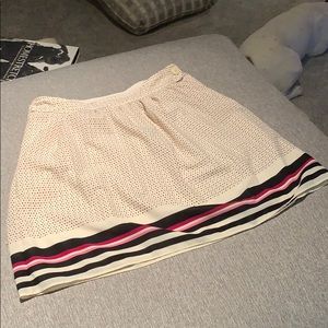 Polka dots and stripes skirt and sleeveless top